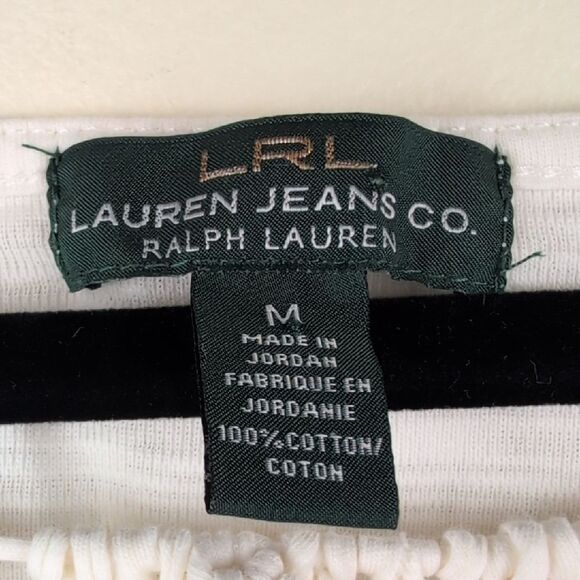 Ralph Lauren Cream Cotton Slub Crocheted Macrame Women's Camisole Top Size M - Picture 2 of 10